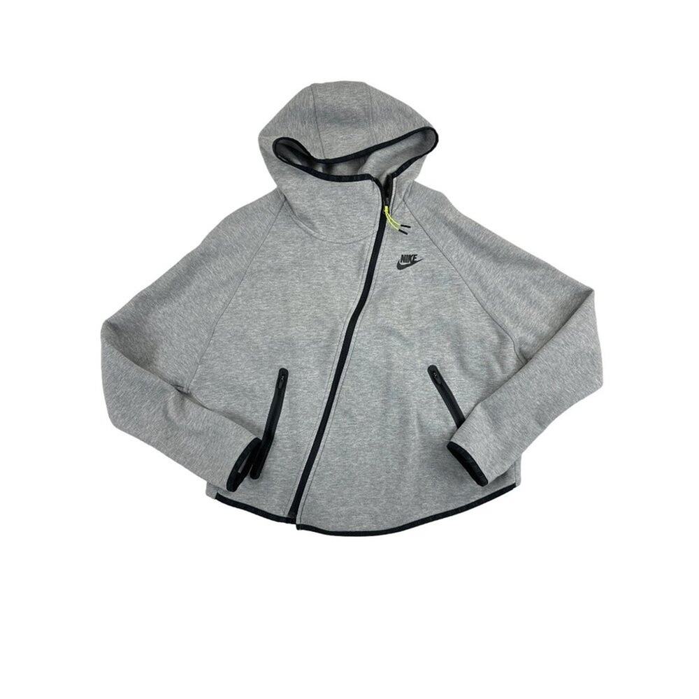 Nike - Asymmetrical Zip Hoodie in Grey